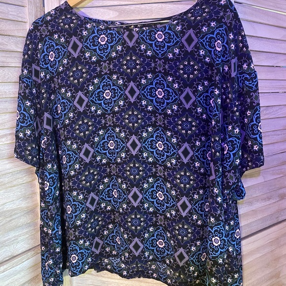 Love & Legend Print Blouse (Plus)